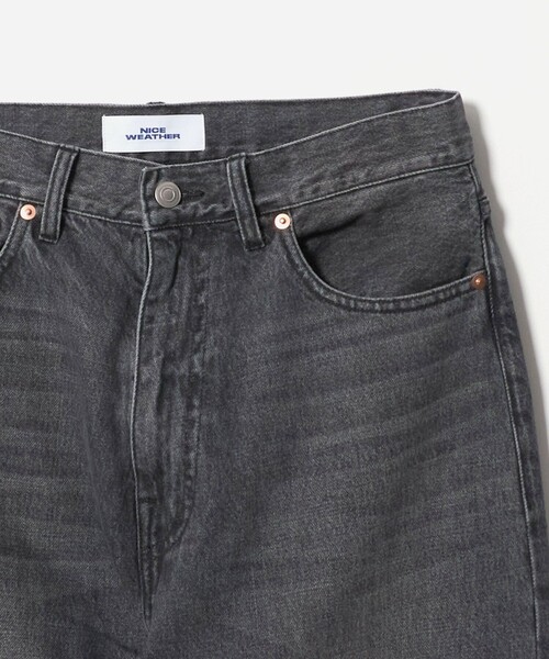 NICE WEATHER(ナイスウェザー)の「<NICE WEATHER>5P ストレートデニムパンツ(デニムパンツ・メンズ・ブラック/ネイビー・L/M/XS/S)」の10枚目の写真