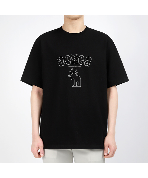 AEXEA（アクシー）の「ディアソン 半袖Tシャツ E04BRD_ABX10220（Tシャツ/カットソー・メンズ・グレー系その他/ホワイト/ブルー/ブラック・L/M/S/XL）」の3枚目の写真