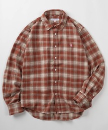 【80】【U.S. POLO ASSN./ユーエスポロアッスン】フランネル チェックシャツ/ネルシャツ/羽織/長袖/古着MIX/トラッド/ユニセックス/レディース/メンズ