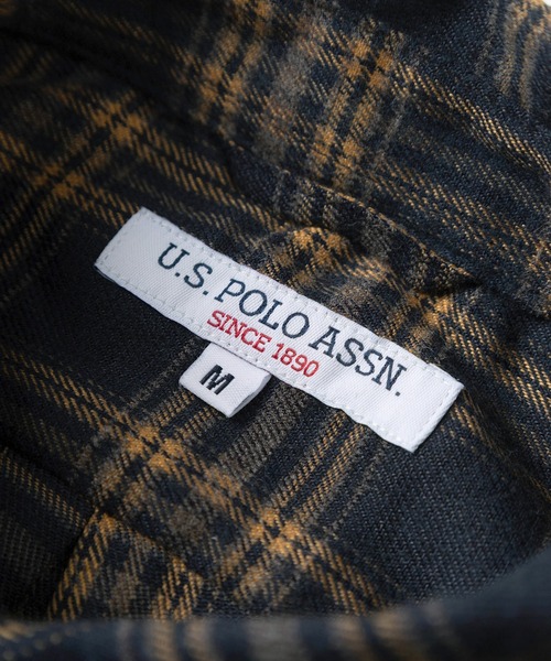 U.S. POLO ASSN.(ユーエスポロアッスン)の「【80】【U.S. POLO ASSN./ユーエスポロアッスン】フランネル チェックシャツ/ネルシャツ/羽織/長袖/古着MIX/トラッド/ユニセックス/レディース/メンズ(シャツ/ブラウス・メンズ・レッド/ネイビー/イエロー/ブラウン/バーガンディー/ボルドー・M/XL/L)」の20枚目の写真