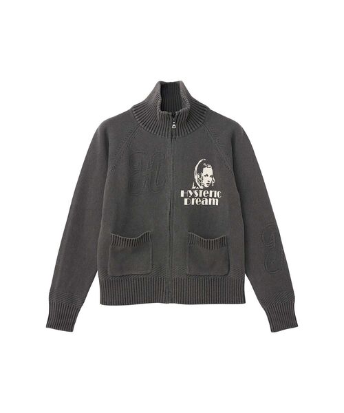 HYSTERIC GLAMOUR(ヒステリックグラマー)の「HYSTERIC DREAM ジャンパー(ニット/セーター・レディース・ダークインディゴブルー/パープル/ブラック・FREE)」の2枚目の写真