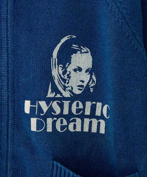 HYSTERIC GLAMOUR(ヒステリックグラマー)の「HYSTERIC DREAM ジャンパー(ニット/セーター・レディース・ダークインディゴブルー/パープル/ブラック・FREE)」の5枚目の写真