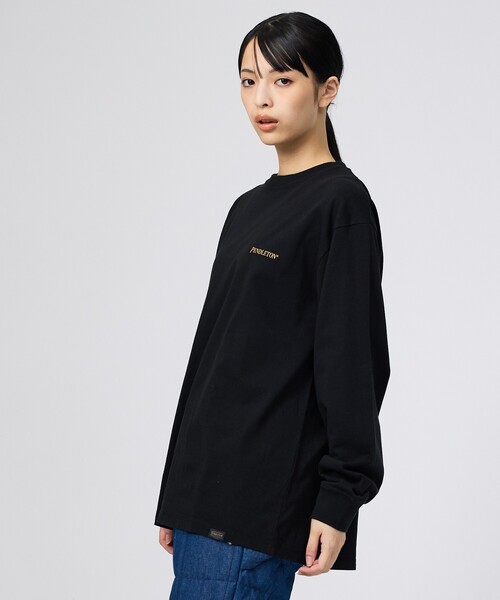 PENDLETON(ペンドルトン)の「【PENDLETON/ペンドルトン】Back Print LS Tee / バックプリントロングスリーブTシャツ / ユニセックス(Tシャツ/カットソー・メンズ・オフホワイト/ブラック・M/L)」の3枚目の写真