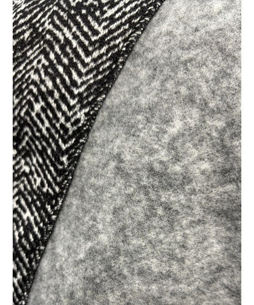 Sew loop（ソーループ）の「ヘリンボーン柄裏起毛テーラードジャケット秋冬長袖暖かいアウター（テーラードジャケット・レディース・グレー・L/M）」の22枚目の写真