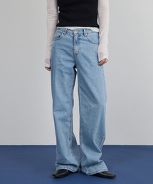 Wide Straight デニムパンツ