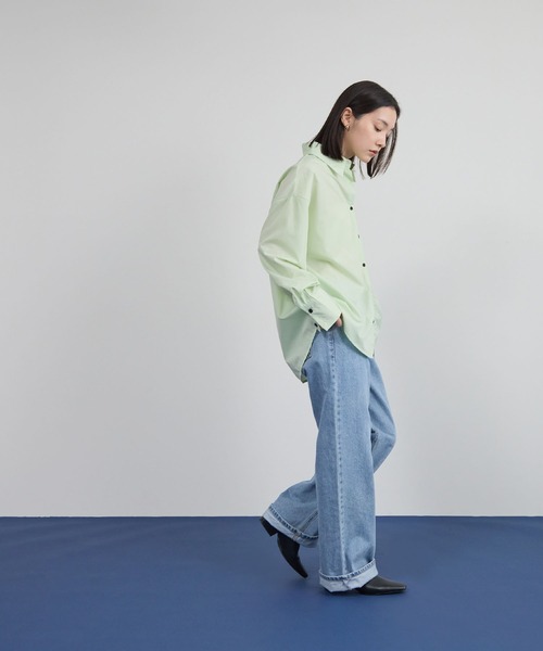STELLA FISH(ステラフィッシュ)の「Wide Straight デニムパンツ(デニムパンツ・レディース・ライトブルー・SMALL/MEDIUM/LARGE)」の16枚目の写真