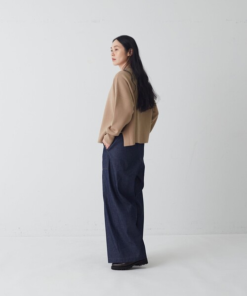 conges payes ADIEU TRISTESSE(コンジェ ペイエ アデュートリステス)の「コットンミラノリブモックネックプルオーバー(ニット/セーター・レディース・ピンク/キャメル/パープル・FREE)」の12枚目の写真