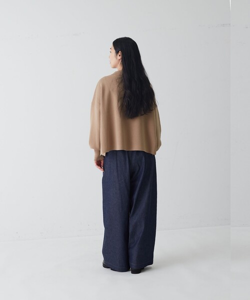 conges payes ADIEU TRISTESSE(コンジェ ペイエ アデュートリステス)の「コットンミラノリブモックネックプルオーバー(ニット/セーター・レディース・ピンク/キャメル/パープル・FREE)」の13枚目の写真
