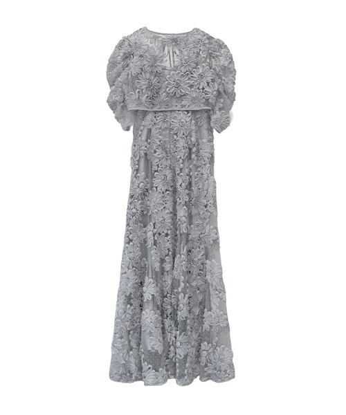 ANDRESD(アンドレスド)の「フロッキングボレロドレス / FLOCKING BOLERO DRESS(ドレス・レディース・ブラウン/グレー/ブラック・L/M/S)」の17枚目の写真