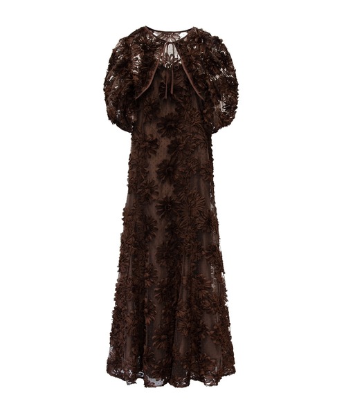 ANDRESD(アンドレスド)の「フロッキングボレロドレス / FLOCKING BOLERO DRESS(ドレス・レディース・ブラウン/グレー/ブラック・L/M/S)」の14枚目の写真