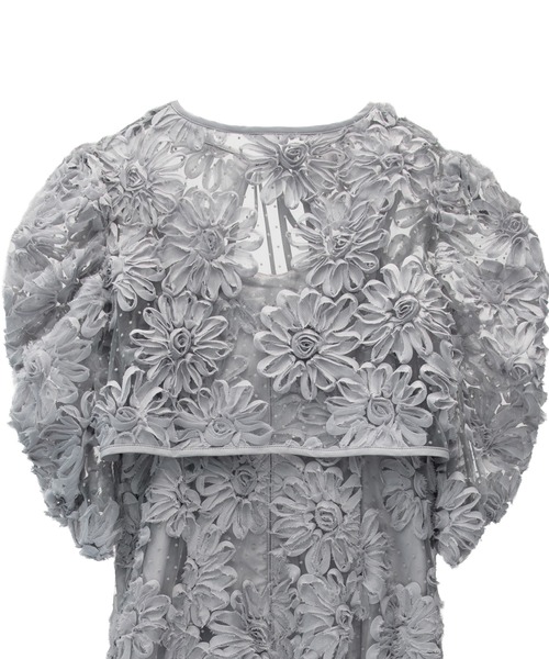 ANDRESD(アンドレスド)の「フロッキングボレロドレス / FLOCKING BOLERO DRESS(ドレス・レディース・ブラウン/グレー/ブラック・L/M/S)」の19枚目の写真