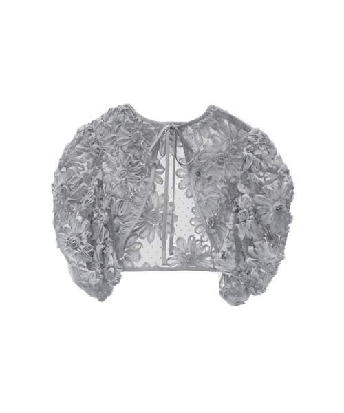 ANDRESD(アンドレスド)の「フロッキングボレロドレス / FLOCKING BOLERO DRESS(ドレス・レディース・ブラウン/グレー/ブラック・L/M/S)」の20枚目の写真