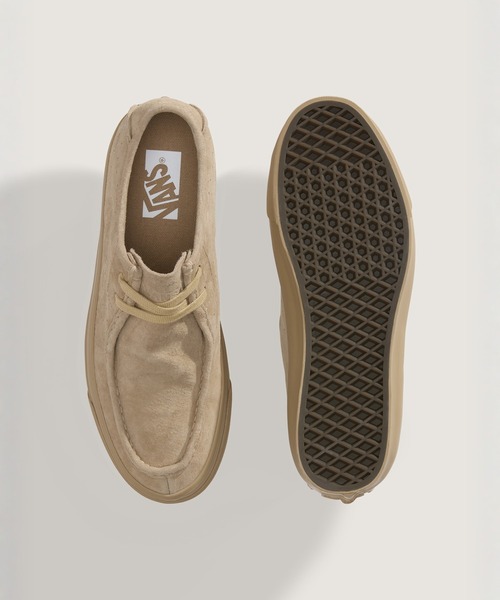 VANS(バンズ)の「VANS PREMIUM SF モック ロー / LX Carver Low Light Brown/Brown VN000Z3XICX1(モカシン/デッキシューズ・メンズ・ベージュ・10/11/10.5/9/8.5/8/7.5/12/11.5/9.5)」の3枚目の写真
