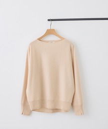 【J'aDoRe・一部店舗限定サイズ】カシミヤ100% ボートネックドルマンスリーブニット