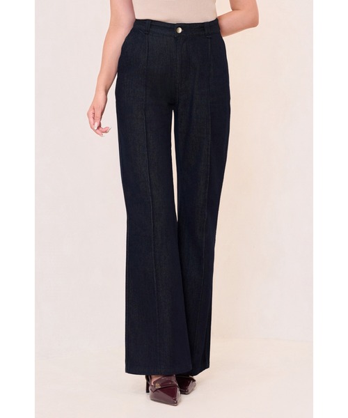 Her lip to(ハーリップトゥー)の「Essential Semi Flared Jeans(デニムパンツ・レディース・インディゴブルー・XS/S/M)」の12枚目の写真