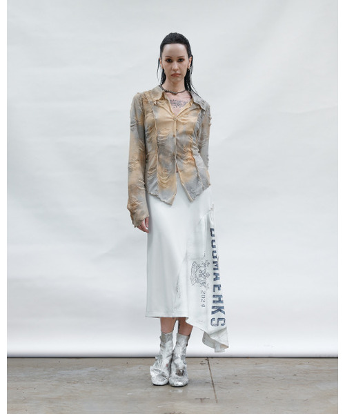 DOGMA EHKS(ドグマ エックス)の「DISTRESSED BLOUSE DIRTY YELLOW(シャツ/ブラウス・レディース・その他・FREE)」の2枚目の写真