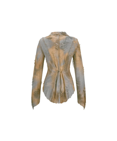DOGMA EHKS(ドグマ エックス)の「DISTRESSED BLOUSE DIRTY YELLOW(シャツ/ブラウス・レディース・その他・FREE)」の4枚目の写真
