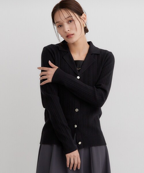 THE SHOP TK (ザ ショップ ティーケー )の「【毛玉・静電気防止/洗える】美ラインリブニット~KINOCO~(ニット/セーター・レディース・アイボリー・13)」の6枚目の写真