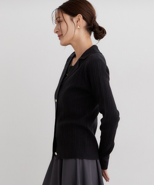 THE SHOP TK (ザ ショップ ティーケー )の「【毛玉・静電気防止/洗える】美ラインリブニット~KINOCO~(ニット/セーター・レディース・アイボリー・13)」の7枚目の写真