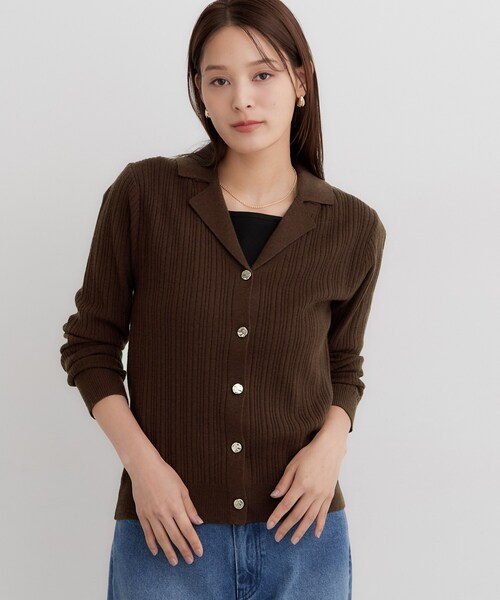 THE SHOP TK (ザ ショップ ティーケー )の「【毛玉・静電気防止/洗える】美ラインリブニット~KINOCO~(ニット/セーター・レディース・アイボリー・13)」の10枚目の写真