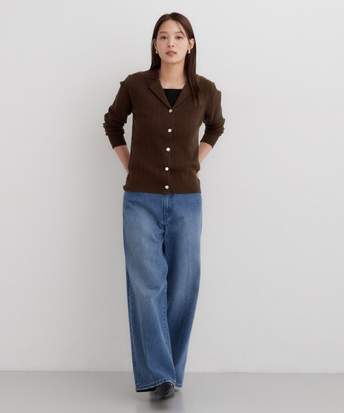THE SHOP TK (ザ ショップ ティーケー )の「【毛玉・静電気防止/洗える】美ラインリブニット~KINOCO~(ニット/セーター・レディース・アイボリー・13)」の12枚目の写真