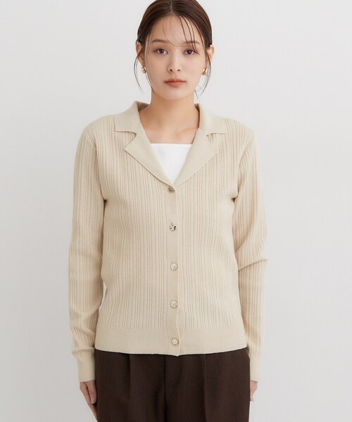 THE SHOP TK (ザ ショップ ティーケー )の「【毛玉・静電気防止/洗える】美ラインリブニット~KINOCO~(ニット/セーター・レディース・アイボリー・13)」の14枚目の写真