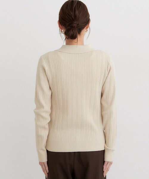 THE SHOP TK (ザ ショップ ティーケー )の「【毛玉・静電気防止/洗える】美ラインリブニット~KINOCO~(ニット/セーター・レディース・アイボリー・13)」の16枚目の写真