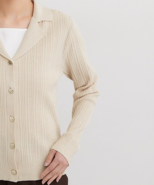 THE SHOP TK (ザ ショップ ティーケー )の「【毛玉・静電気防止/洗える】美ラインリブニット~KINOCO~(ニット/セーター・レディース・アイボリー・13)」の18枚目の写真