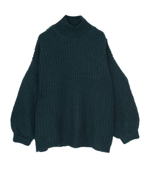 merry jenny（メリージェニー）の「ボリュームルーズニット（ニット/セーター・レディース・アイボリー/ブラック/ピンク/グリーン・FREE）」の4枚目の写真