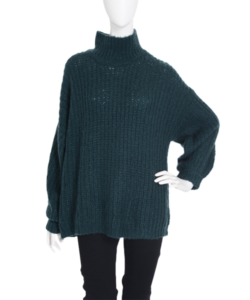 merry jenny（メリージェニー）の「ボリュームルーズニット（ニット/セーター・レディース・アイボリー/ブラック/ピンク/グリーン・FREE）」の11枚目の写真