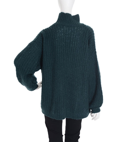 merry jenny（メリージェニー）の「ボリュームルーズニット（ニット/セーター・レディース・アイボリー/ブラック/ピンク/グリーン・FREE）」の6枚目の写真