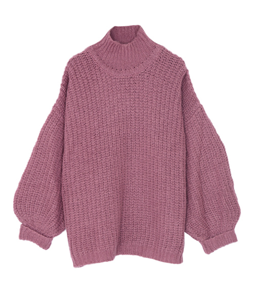 merry jenny（メリージェニー）の「ボリュームルーズニット（ニット/セーター・レディース・アイボリー/ブラック/ピンク/グリーン・FREE）」の12枚目の写真