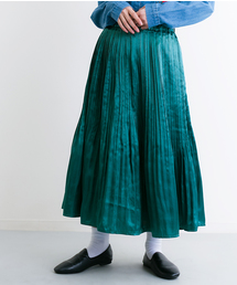 MERLOT | メタリックプリーツスカート4968(スカート)