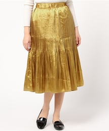 MERLOT | メタリックプリーツスカート4968(スカート)