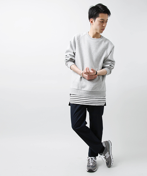 WEGO（ウィゴー）の「WEGO/スラブワッフルラウンドロングタンクトップ（タンクトップ・メンズ・ホワイト系その他5/スミクロ/ホワイト/ライトピンク/サックスブルー/ライトイエロー・LARGE/MEDIUM/SMALL）」の13枚目の写真