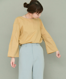 KBF+ | KBF+ 後ろリボンブラウス(Tシャツ/カットソー)