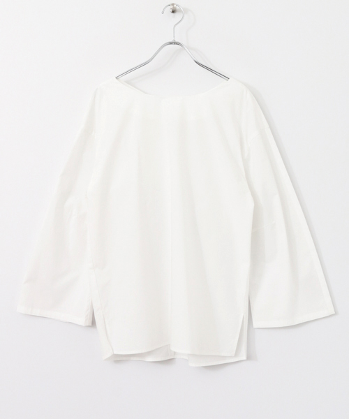 KBF+（ケービーエフプラス）の「KBF+ 後ろリボンブラウス（Tシャツ/カットソー・レディース・イエロー/オフホワイト/グレー・ONE）」の14枚目の写真