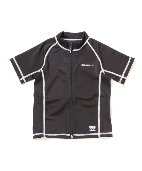 O'NEILL（オニール）の「ｷｯｽﾞ ﾗｯｼｭｶﾞｰﾄﾞ（ラッシュガード・キッズ・ブラック×ゴールド/ホワイト/ネイビー/ブラック・120/140/130）」の3枚目の写真