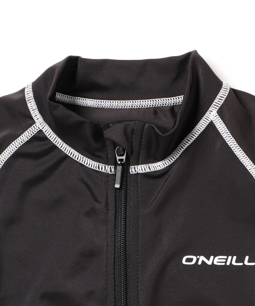 O'NEILL（オニール）の「ｷｯｽﾞ ﾗｯｼｭｶﾞｰﾄﾞ（ラッシュガード・キッズ・ブラック×ゴールド/ホワイト/ネイビー/ブラック・120/140/130）」の8枚目の写真