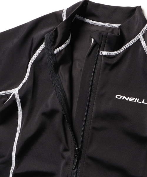 O'NEILL（オニール）の「ｷｯｽﾞ ﾗｯｼｭｶﾞｰﾄﾞ（ラッシュガード・キッズ・ブラック×ゴールド/ホワイト/ネイビー/ブラック・120/140/130）」の5枚目の写真