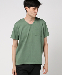 Denime | 【JapanMade】BASIC CUT SEW POCKET S/S V NECK/ベーシックカットソーポケットVネックTシャツ(Tシャツ/カットソー)