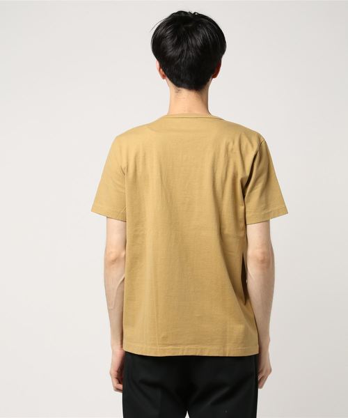 Denime(ドゥニーム)の「【MadeInJapan】BASIC CUTSEW/ベーシックカットソーVネックポケT(Tシャツ/カットソー・メンズ・ホワイト/杢グレー/ブラック/ライトブラウン/ピンク/ネイビー/カーキ・SMALL/X-LARGE/LARGE/MEDIUM)」の9枚目の写真