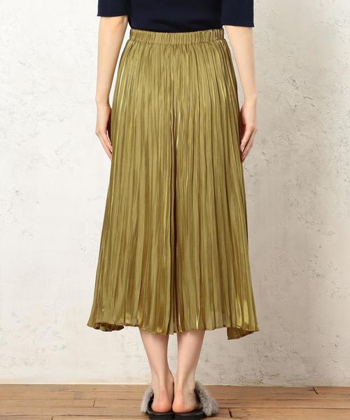 green label relaxing（グリーンレーベルリラクシング）の「■■■KF ピカピカ プリーツスカート ◆（スカート・レディース・ブラック/イエロー/オレンジ・FREE）」の16枚目の写真