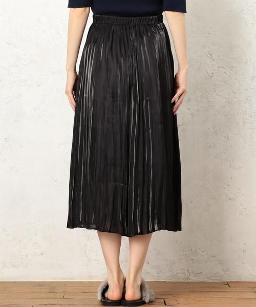 green label relaxing（グリーンレーベルリラクシング）の「■■■KF ピカピカ プリーツスカート ◆（スカート・レディース・ブラック/イエロー/オレンジ・FREE）」の7枚目の写真