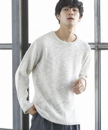coen | メランジクルーネックニット(ニット/セーター)
