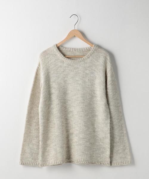 coen(コーエン)の「メランジクルーネックニット(ニット/セーター・メンズ・ブラック/ベージュ・MEDIUM/X-LARGE/SMALL/LARGE)」の15枚目の写真