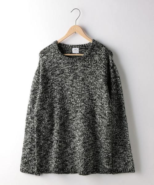 coen(コーエン)の「メランジクルーネックニット(ニット/セーター・メンズ・ブラック/ベージュ・MEDIUM/X-LARGE/SMALL/LARGE)」の16枚目の写真