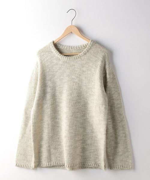 coen(コーエン)の「メランジクルーネックニット(ニット/セーター・メンズ・ブラック/ベージュ・MEDIUM/X-LARGE/SMALL/LARGE)」の17枚目の写真