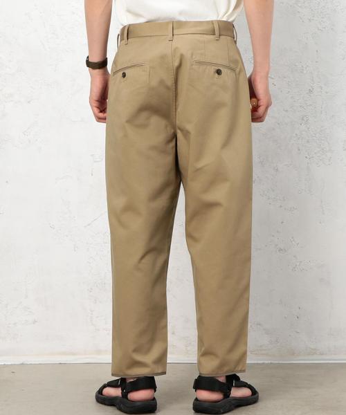 green label relaxing（グリーンレーベルリラクシング）の「ST T/C パイピング クロップド チノパンツ ◆（チノパンツ・メンズ・ネイビー/ベージュ/グレー・SMALL/MEDIUM/LARGE）」の17枚目の写真