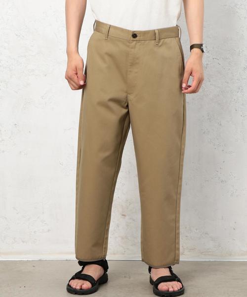 green label relaxing（グリーンレーベルリラクシング）の「ST T/C パイピング クロップド チノパンツ ◆（チノパンツ・メンズ・ネイビー/ベージュ/グレー・SMALL/MEDIUM/LARGE）」の11枚目の写真